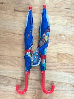 Paw Patrol Children's Umbrellas - Bright Blue & Red, New With Tags